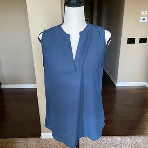Business blue tank top